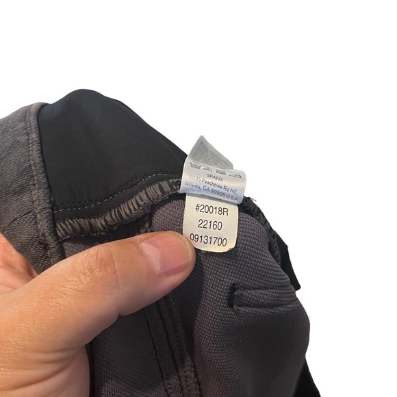 Spanx Jean-ish Ankle Leggings in Gray Marble Women's Medium - Picture 8 of 9